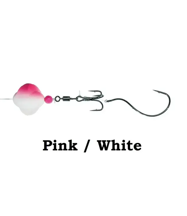 WALLEYE NATION CREATIONS DOUBLE TROUBLE SPIN FLOAT RIG