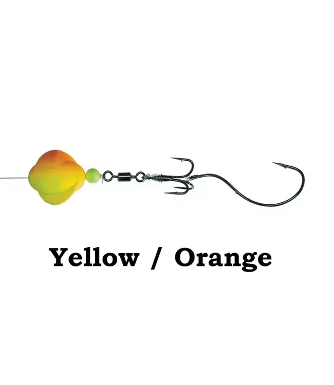 WALLEYE NATION CREATIONS DOUBLE TROUBLE SPIN FLOAT RIG