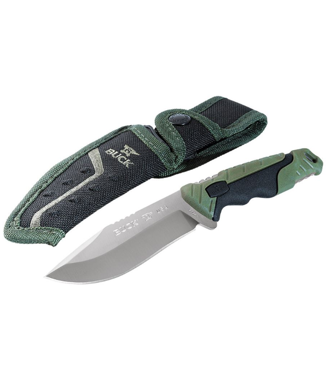 BUCK KNIVES PURSUIT 3.75" FIXED BLADE KNIFE GREEN