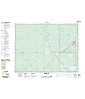 CANADIAN TOPO CANADIAN TOPO TOPOGRAPHIC MAP - 042A01 - LAMINATED KIRKLAND LAKE