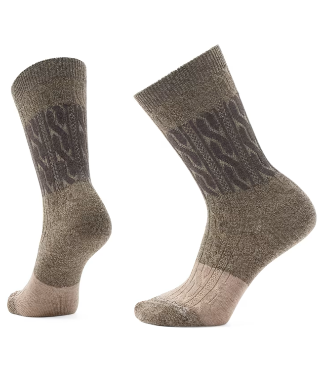 MEN'S SMARTWOOL EVERYDAY COLOR BLOCK CABLE CREW SOCKS