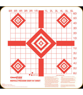 CHAMPION CHAMPION REDFIELD PRECISION SIGHT-IN TARGET - 16"X16" (10 PACK)