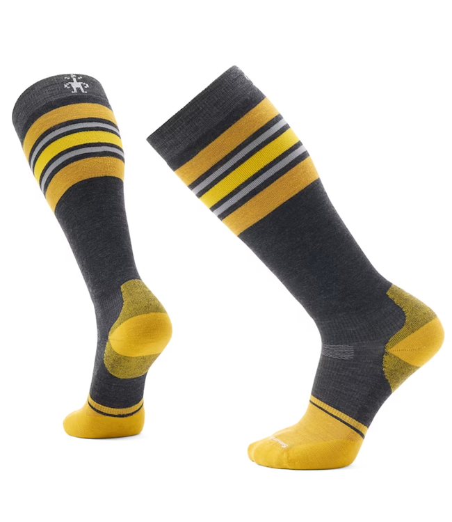 MEN'S SMARTWOOL SNOWBOARD STRIPE EXTRA STRETCH OTC SOCKS