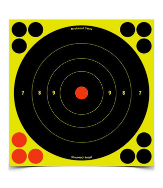 BIRCHWOOD CASEY BIRCHWOOD CASEY SHOOT-N-C 8" BULL'S-EYE TARGETS (6 PACK)