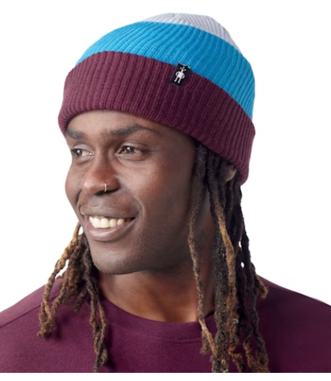 SMARTWOOL CANTAR COLOUR BLOCK BEANIE