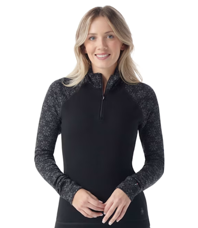 WOMEN'S SMARTWOOL CLASSIC THERMAL MERINO BASE LAYER 1/4 ZIP