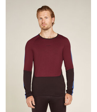 ICEBREAKER MEN'S ICEBREAKER MERINO 200 SONEBULA LONG SLEEVE CREWE THERMAL TOP