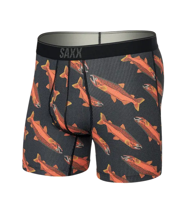 MEN'S SAXX QUEST QUICK DRY MESH BOXER BRIEF