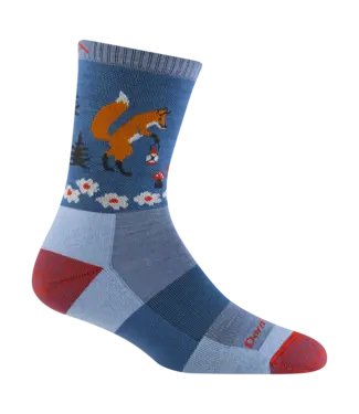 DARN TOUGH WOMEN'S DARN TOUGH CRITTER CLUB MICRO CREW HIKING SOCK