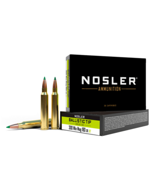 NOSLER NOSLER 300 WIN MAG - 180GR(BT) HUNTING AMMUNTION (20 CARTRIDGES)