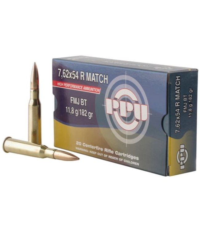 PPU 7.62X39 (FMJ) - 182GR RIFLE AMMO (20 CARTRIDGES)
