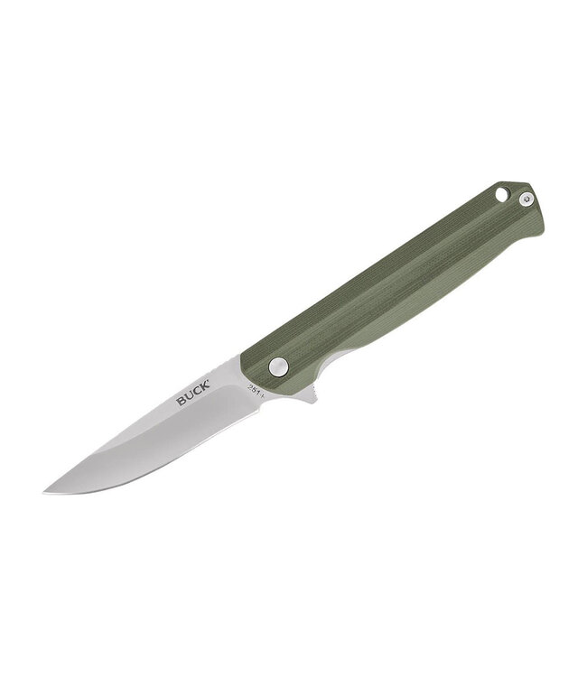 BUCK KNIVES LANGFORD - 3.375" FOLDING BLADE - GREEN