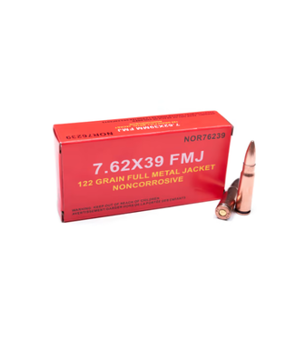 NORINCO NORINCO 7.62X39MM - 122GR (FMJ) - NON-CORROSIVE (20 CARTRIDGES)