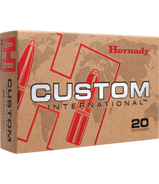 HORNADY HORNADY .308 - 180GR  - CUSTOM INTERNATIONAL (20 CARTRIDGES)