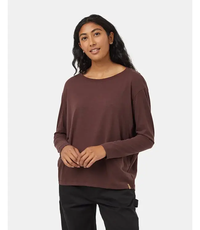 WOMEN S TENTREE TREEBLEND HIGH LOW LONG SLEEVE Lefebvre s Source For Adventure