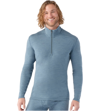 SMARTWOOL MEN'S SMARTWOOL CLASSIC THERMAL MERINO BASE LAYER 1/4 ZIP