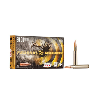 FEDERAL FEDERAL 30-06 SPFLD - 180GR BARNES TRIPLE-SHOCK X BULLET (20 CARTRIDGES)