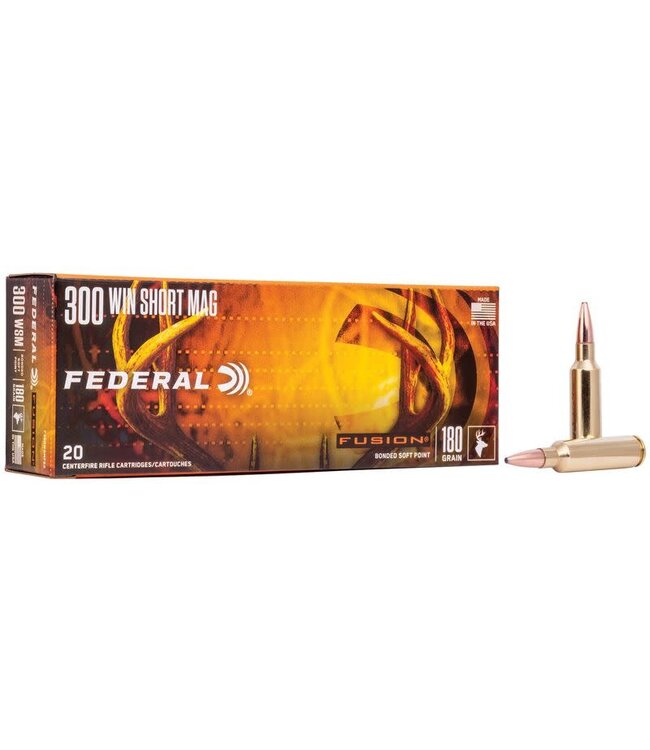 FEDERAL .300 WSM - 180GR (BSP) - FUSION (20 CARTRIDGES)