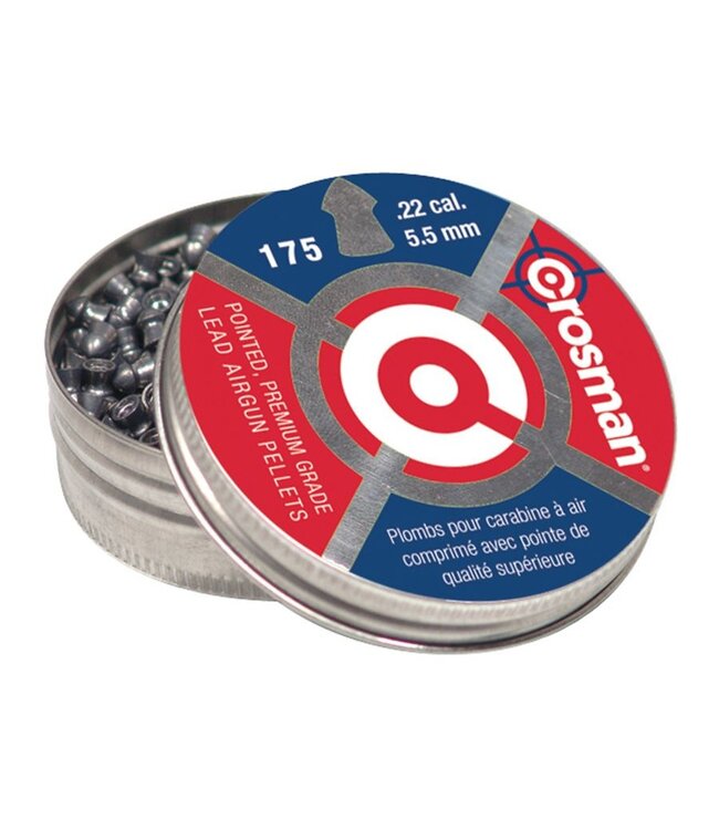 CROSMAN .22 CAL - POINTED PELLETS (175-COUNT)