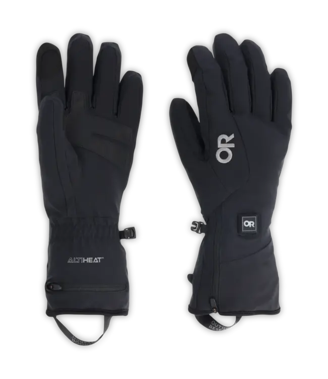 MEN'S OUTDOOR RESEARCH (OR) SURESHOT HEATED SOFTSHELL GLOVES