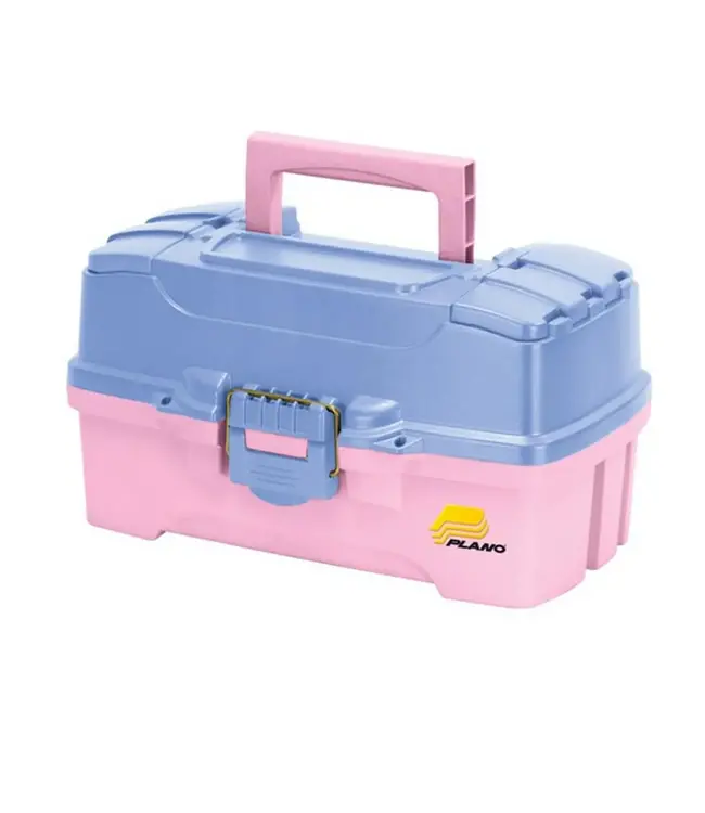 PLANO 2 TRAY TACKLE BOX - PINK/PERIWINKLE