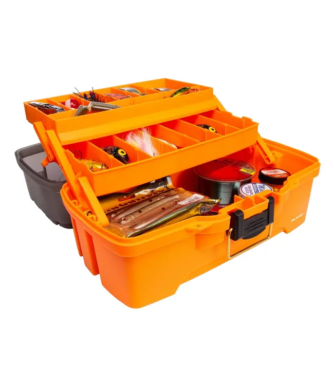 PLANO 2 TRAY TACKLE BOX - PINK/PERIWINKLE