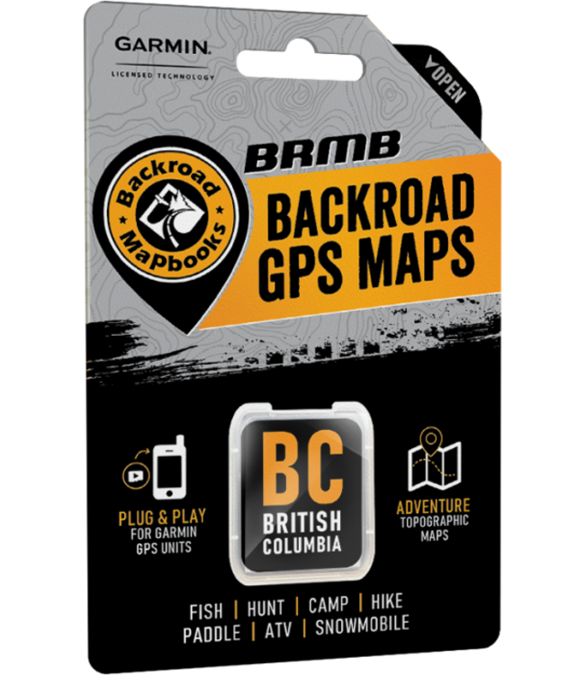 BACKROAD MAPBOOKS BACKROAD GPS MAPS - BRITISH COLUMBIA