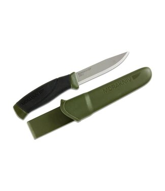 MORAKNIV MORAKNIV COMPANION MILITARY GREEN FIXED-BLADE KNIFE W/SHEATH
