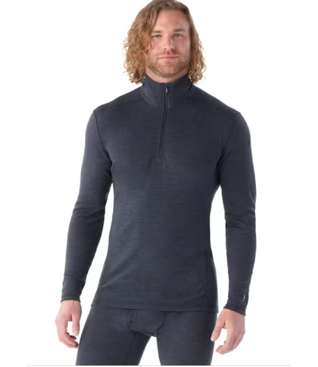 MEN'S SMARTWOOL CLASSIC THERMAL MERINO BASE LAYER 1/4 ZIP