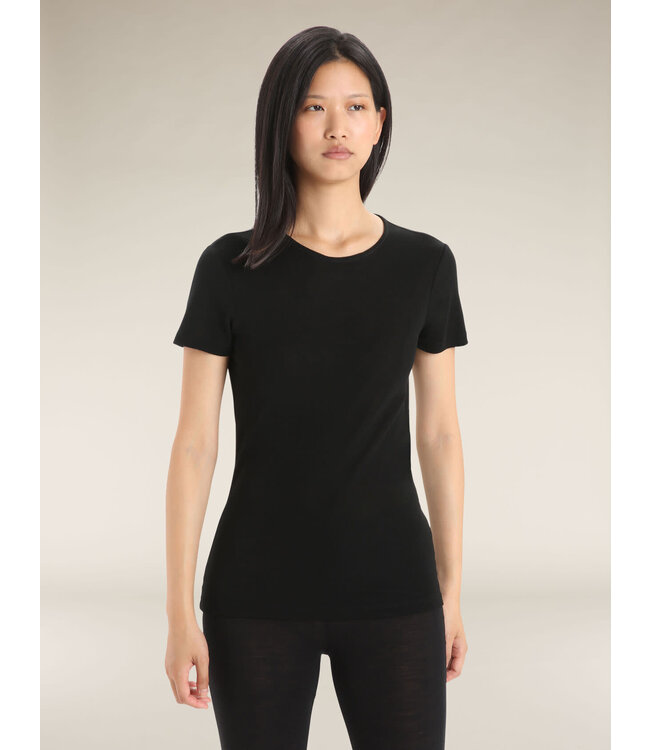 WOMEN'S ICEBREAKER MERINO 175 EVERYDAY SHORT SLEEVE CREWE THERMAL TOP