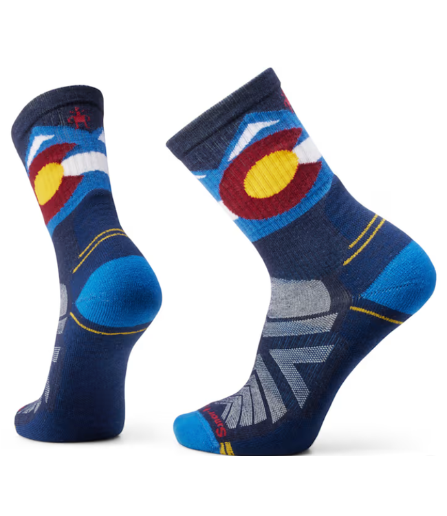 SMARTWOOL LIGHT CUSHION HIKE COLORADO CREW SOCKS
