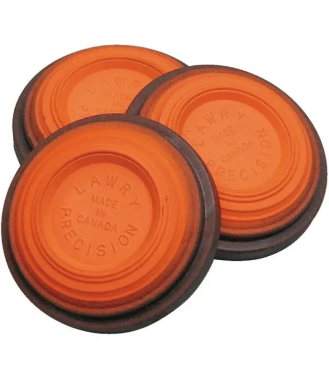LAWRY PERCISION CLAY TARGET - ORANGE - (CASE OF 135 PIECES)