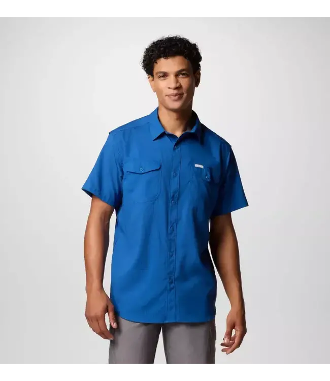 MEN'S COLUMBIA UTILIZER SOLID SHORT SLEEVE SHIRT