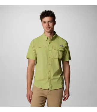 COLUMBIA MEN'S COLUMBIA PFG WILD CAST SHORT SLEEVE SHIRT