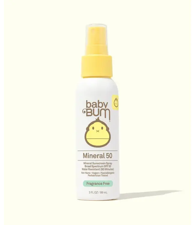 SUN BUM BABY BUM MINERAL SUNSCREEN SPRAY SPF 50 - 3 OZ