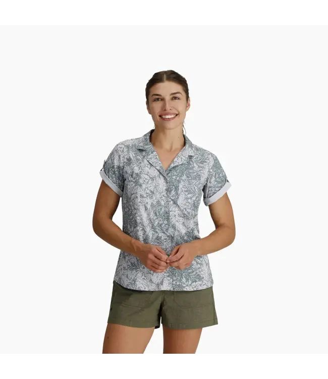 WOMEN'S ROYAL ROBBINS SPOTLESS EVOLUTION MEADOW SHORT SLEEVE
