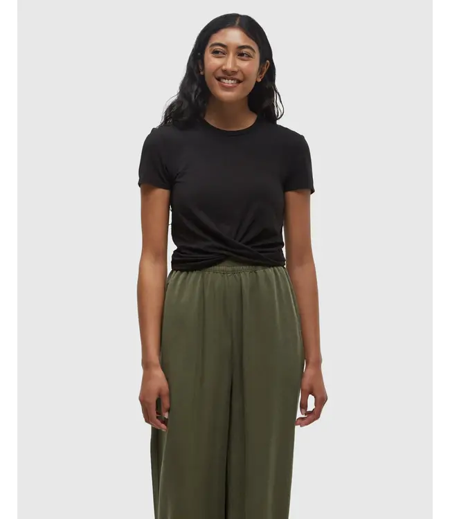 WOMEN'S TENTREE LAWSON T-SHIRT TWIST FRONT T-SHIRT