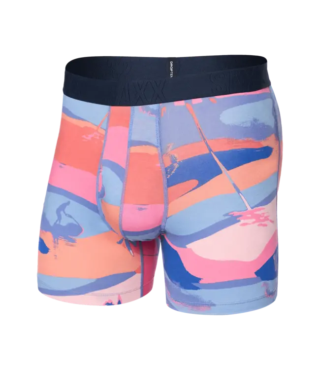 MEN'S SAXX DROPTEMP COOLING COTTON BOXER BRIEFS