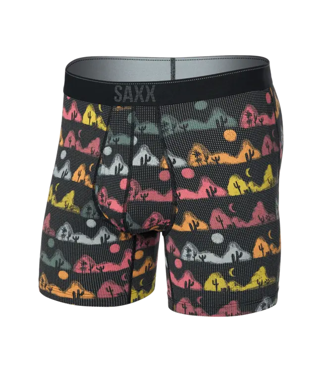 MEN'S SAXX QUEST QUICK DRY MESH BOXER BRIEF