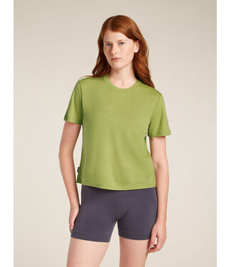 ICEBREAKER WOMEN'S ICEBREAKER MERINO 150 TECH LITE SHORT SLEEVE CROP T-SHIRT
