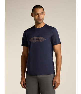 ICEBREAKER MEN'S ICEBREAKER MERINO 150 TECH LITE SHORT SLEEVE T-SHIRT PUKAKI REFLECTED