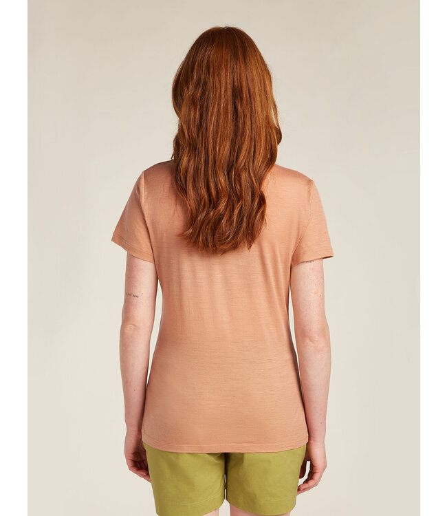 WOMEN'S ICEBREAKER MERINO 150 TECH LITE SHORT SLEEVE T-SHIRT SINGLE LINE CAMP