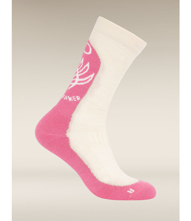 WOMEN'S ICEBREAKER MERINO HIKE+ LIGHT CREW SOCKS FRESH FERN