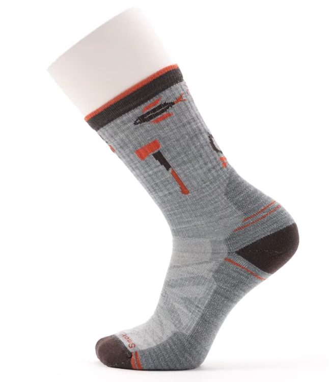 MEN'S SMARTWOOL HIKE LIGHT CUSHION CAMP GEAR CREW SOCKS
