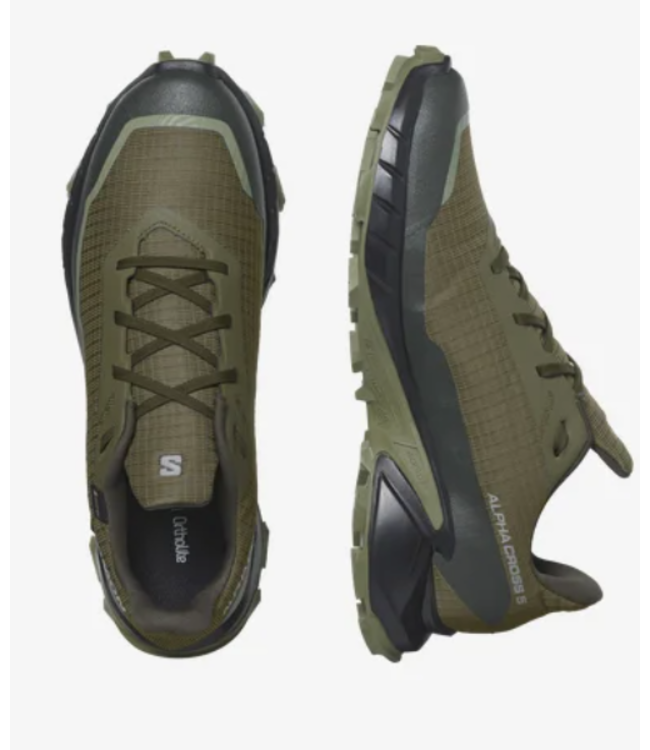 MEN'S SALOMON ALPHACROSS 5 GORE-TEX TRAIL RUNNING SHOES