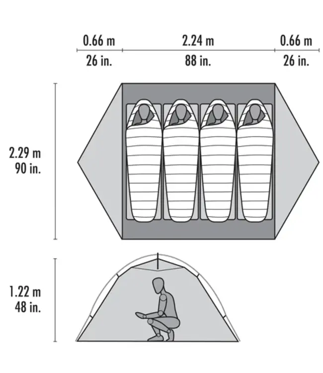 MOUNTAIN SAFETY RESEARCH (MSR) ELIXIR 4 TENT