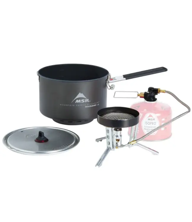 MOUNTAIN SAFETY RESEARCH (MSR) WINDBURNER GROUP STOVE SYSTEM