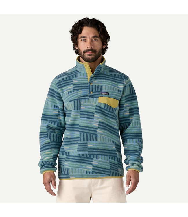 MEN'S PATAGONIA LIGHT WEIGHT SYNCHILLA SNAP-T FLEECE PULLOVER