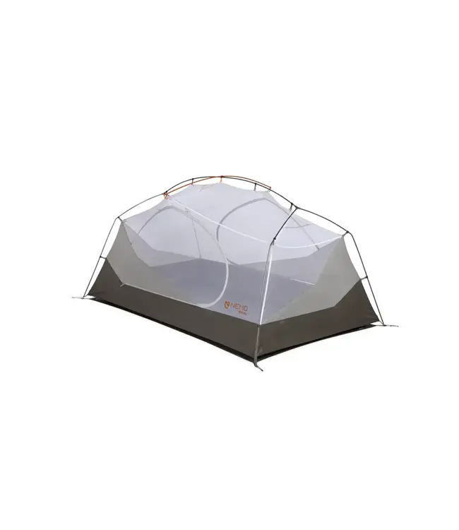 NEMO AURORA 2-PERSON BACKPACKING TENT WITH FOOTPRINT - FOG/SMOKEY OLIVE