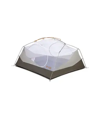 NEMO NEMO AURORA 3-PERSON BACKPACKING TENT WITH FOOTPRINT - FOG/SMOKEY OLIVE